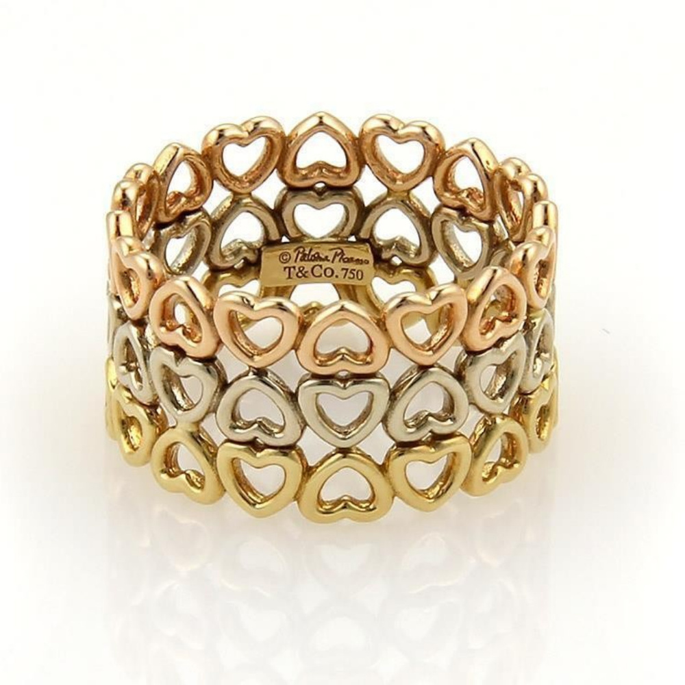 Tiffany & Co. Paloma Picasso 18k Tri-Color Ring